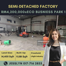 Eco Busniess Park 1, Semi-Detached Factory For Sale