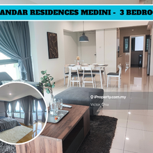 Cheap Iskandar Residences Medini 3 Beds Partial Furnished Only Rm755k