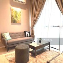 Brand new furnished & balcony & nearby MRT Station 