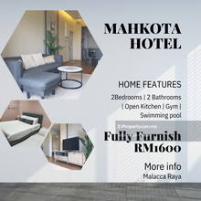 Nice 2 Room Condo Fully Furnish Mahkota Hotel Hospital Melaka Raya