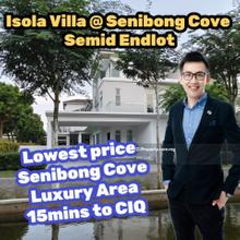 Isola Villa @ Senibong Cove - 3 Storey Semi-Detached Endlot / 6bedroom
