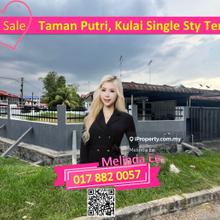 Kulai Taman Putri Renovated Single Storey Terrace Corner Lot 3bed