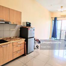 D'pulze 1 bedroom with living hall & balcony partially furnished