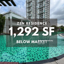 Zen Residence High Floor Pool View Condo, 2 Carpark, Puchong Utama