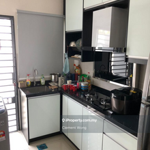 Double storey house with furnished for rent