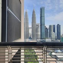 High floor with KLCC view,fully furnished,4 rooms and 3 baths,nice 