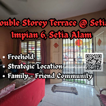 Double Storey Terrace @ Setia Impian 6, Setia Alam