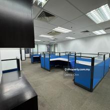 Fully furnished Office Plaza Osk locate at Jalan Ampang, Klcc