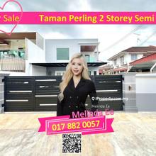 Johor Bahru Taman Perling Fully Renovated 2 Storey Semi D 5bed