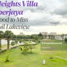 Tranquil Lake view Corner unit Cyber Heights Villa, Cyberjaya