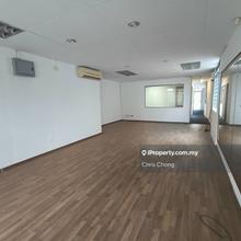 Partly renovate office