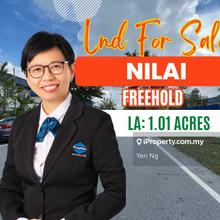 Freehold Vacant Industrial Land For Sale@ Nilai Industrial Park