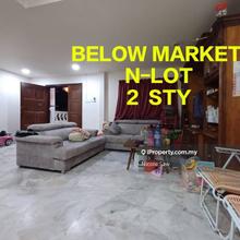 Taman Sri Segambut, Taman Pusat Kepong,  2-Storey End Lot  For Sale 
