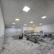 Spacious and Big Land Double Storey Factory Tupai For Sale
