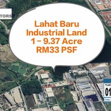 Ipoh Lahat Baru Industrial Park 1 to 60 Acres Industrial Land For Sale