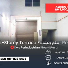 Mount Austin Terrace Factory for Rent