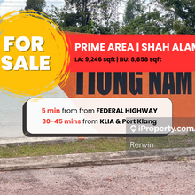Prime Semi-D Factory @ Tiong Nam Industrial Park, Shah Alam For Sale