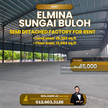 Taman Perdagangan Elmina Sungai Buloh Semi Detached  Factory For Rent 
