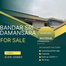 Bandar Sri Damansara Detached Factory For Sale 