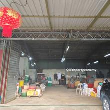 Corner Double Terrace House with Attached Warehouse at Batu Kitang