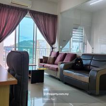 Imperial residence condo, sungai ara, ffurnished, 2 car parks