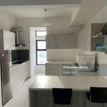 Partial renovated unit, high floor