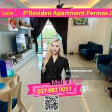 Masai P'Residence Apartment Permas Jaya Renovated 3bed with Carpark