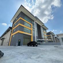 Meru industrial park brand new 3sty semi d factory with lift non flood