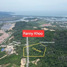 Nice seaview/jln sulaman/kkip/main road/7.14 acres