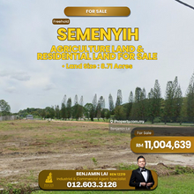 Taman Tasik Semenyih Agriculture  Land & Residential Land For Sale 