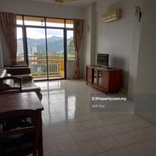 Parkview tower bukit jambul renovated 1075sf 1cp corner rare worth