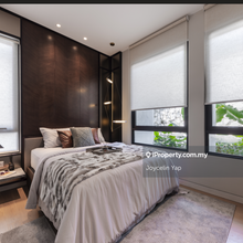 Spacious 2 Bedrooms Unit , Partially Furnish