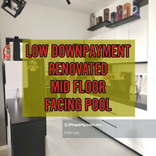 Low Downpayment / Renovated / Mid Floor / Facing Pool