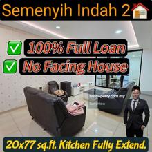 2 Story Taman Semenyih Indah 2, 20x77sq.ft, Kitchen Fully Extend 