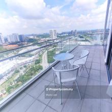 Penthouse with Wifi Third Avenue Duplex Eclipse near Wisma Shell