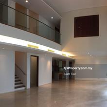 Dua residency exclusive triplex partly furnished, great offer to rent