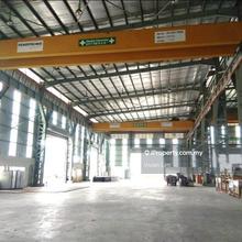 Nusajaya Freehold Factory with Big Land Overhead Crane and Big Power