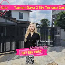 Johor Bahru Taman Daya Beautiful 2 Storey Terrace Corner 4bed