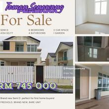 Taman Senawang perdana brand new semi D for sale