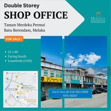Double Storey Shop Office At Tmn Merdeka Permai
