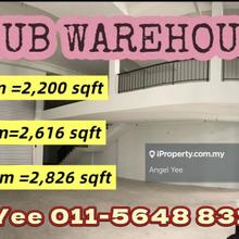 Duplex Warehouse@Emhub Kota Damansara,near Jln Teknologi, Jln Cecawi