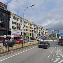 Facing Main Road Busy Traffic 