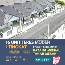 Rumah Teres Conerlot Mampu Milik di Tanah Merah