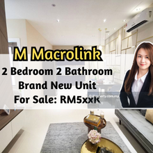 M Macrolink, 2 Bedroom 2 Bathroom, Brand New Unit, Tower A