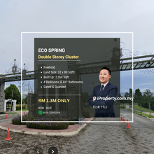 Eco Spring Double Storey Cluster!! Rm1.3m Only!!