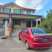 Corner Taman Millennium Kingfisher Likas Double Storey Terrace House 