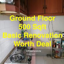 Taman Mewah 500 Sqft Ground Floor Rare In Market Good Deal