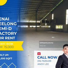 Senai Seelong Kulai Semi-D Factory for Rent 