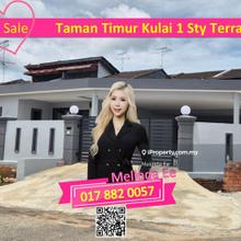 Kulai Taman Timur Nice 1 Storey Terrace Corner 3bed Got Cashback