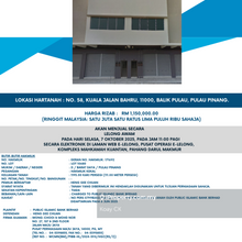 Auction Balik Pulau Shot Lot !! Below Market Price!!